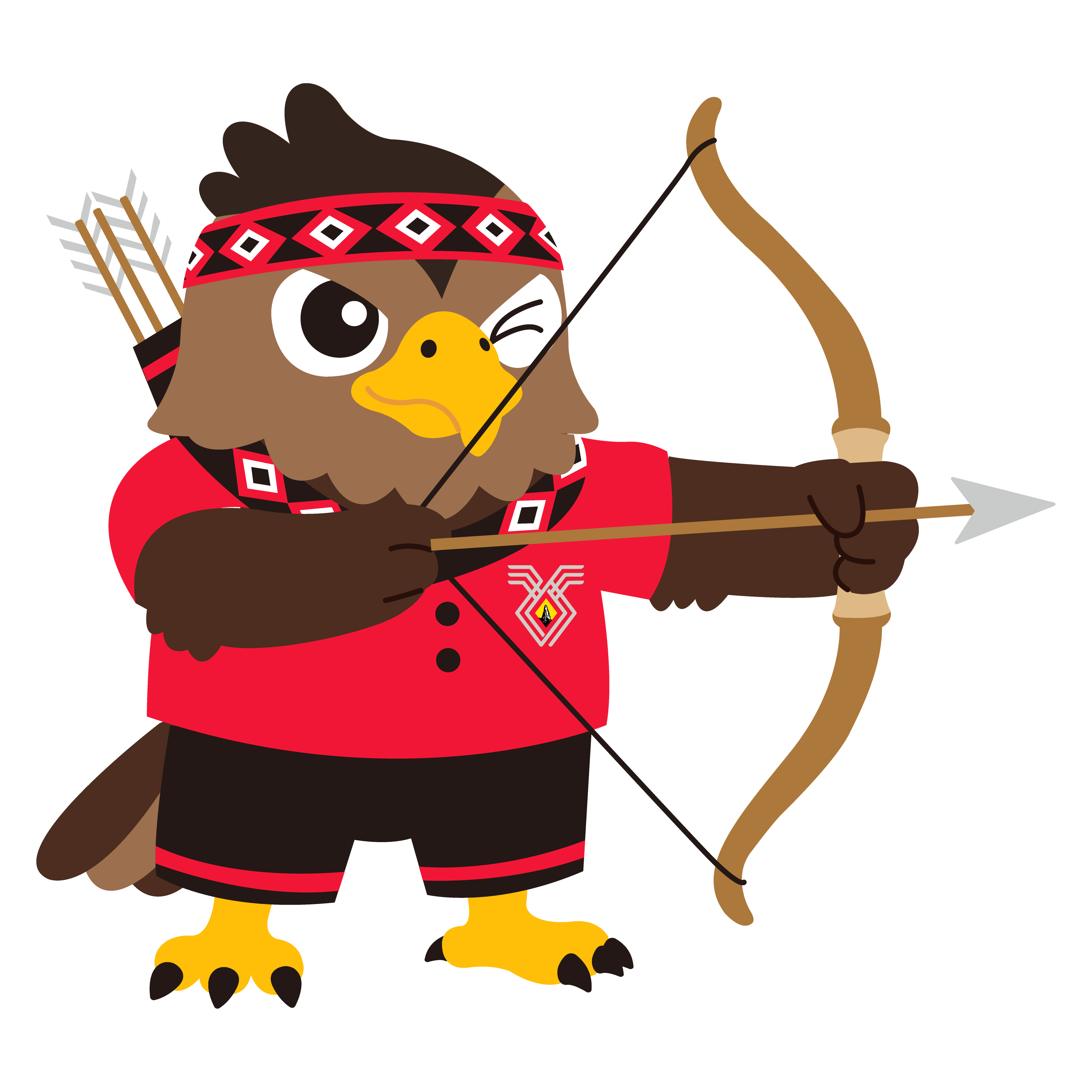 吉祥物姿勢：傳統射箭