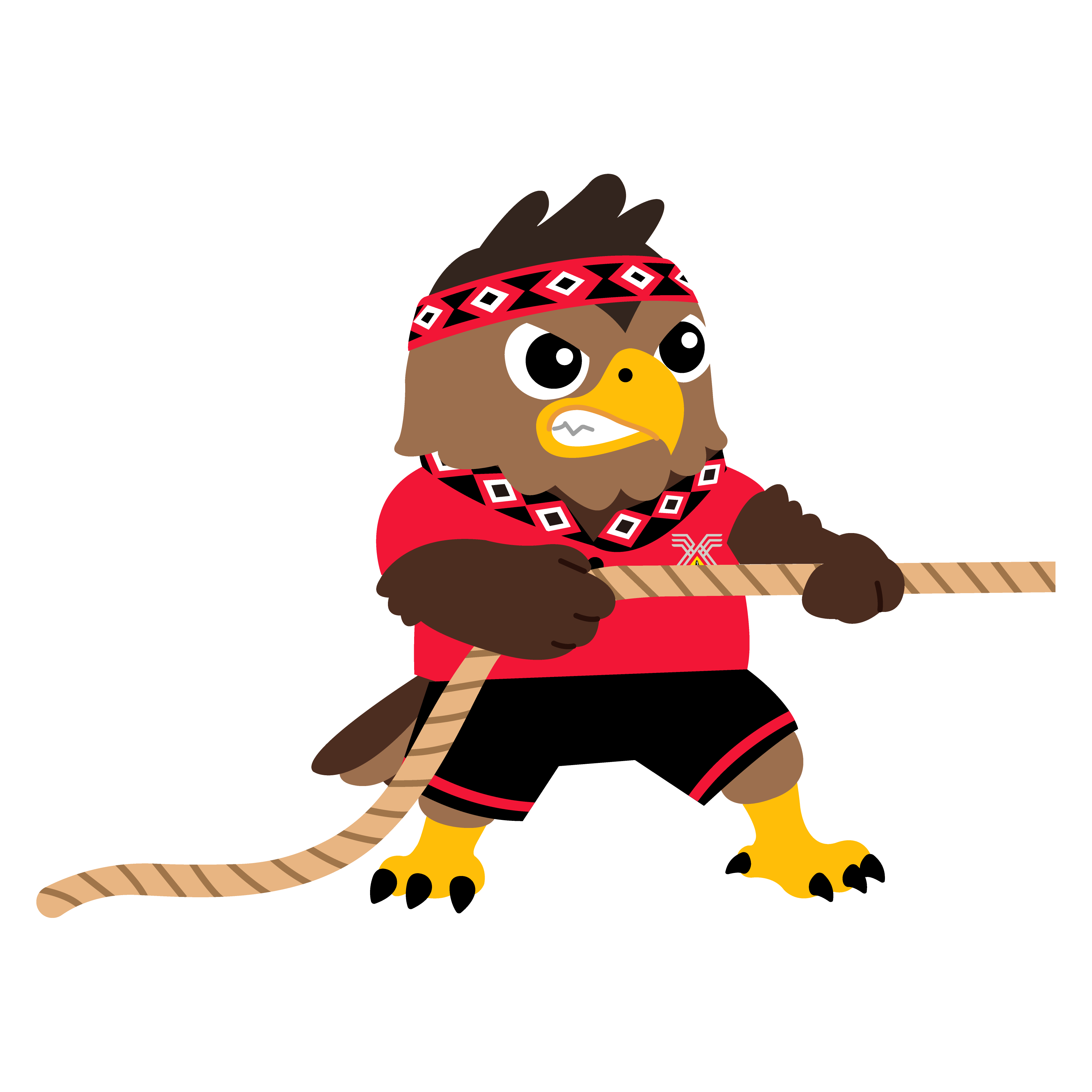 吉祥物姿勢：傳統拔河