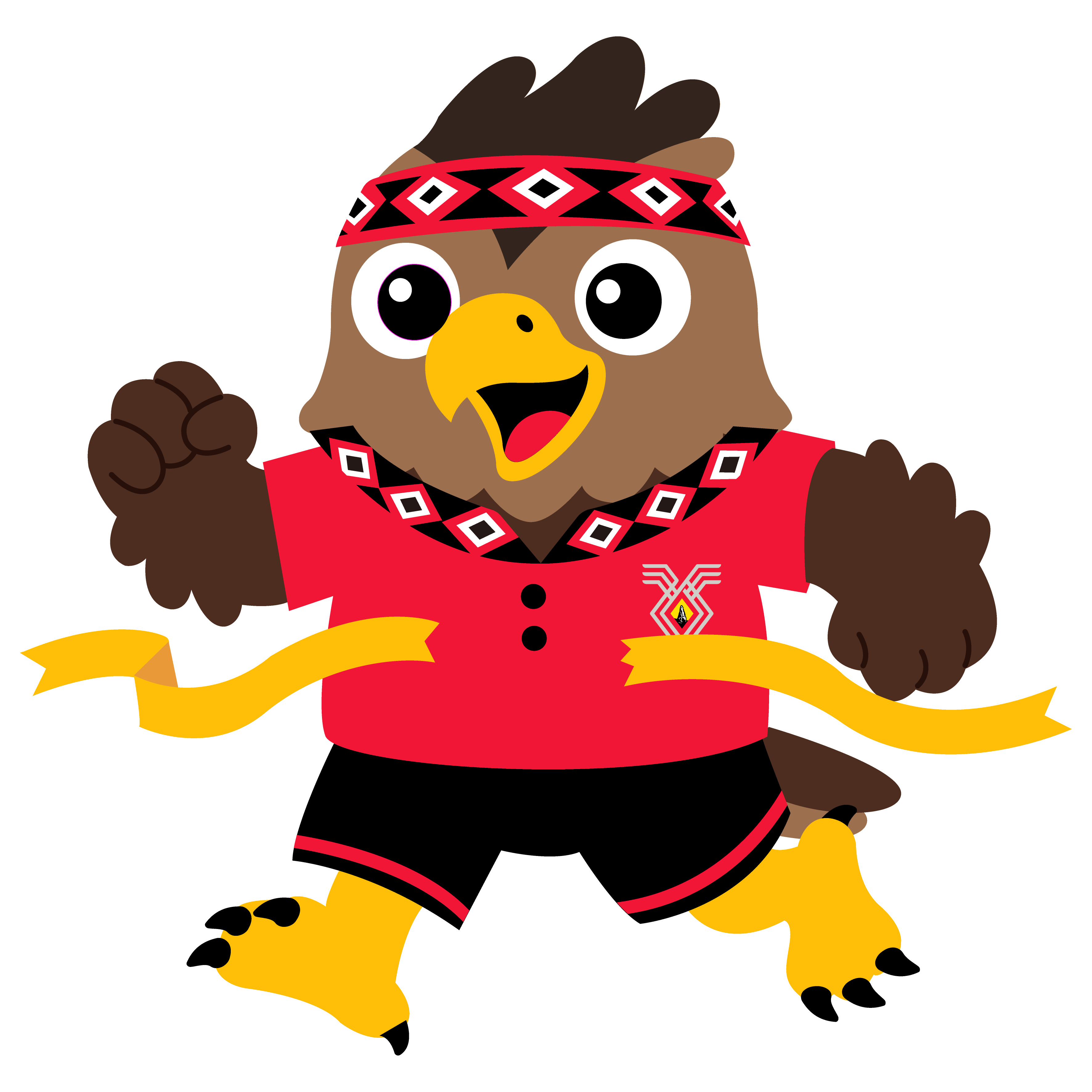 吉祥物姿勢：傳統路跑